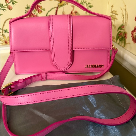 Jacquemus Pink Le Bambino leather Bag